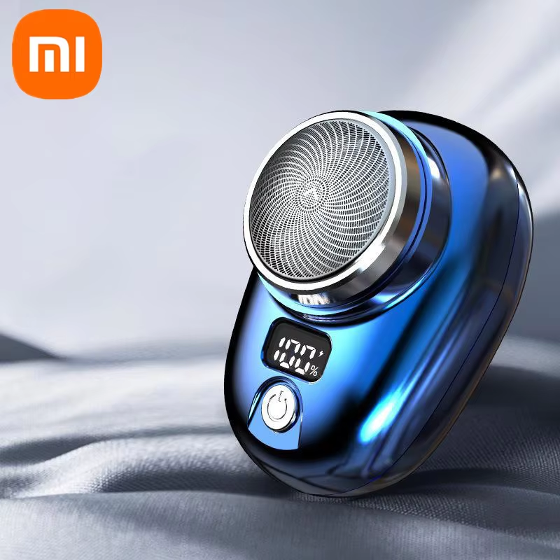 Afeitadora Xiaomi eléctrica para hombre USB recargable Mini Maquinilla de afeitar.
