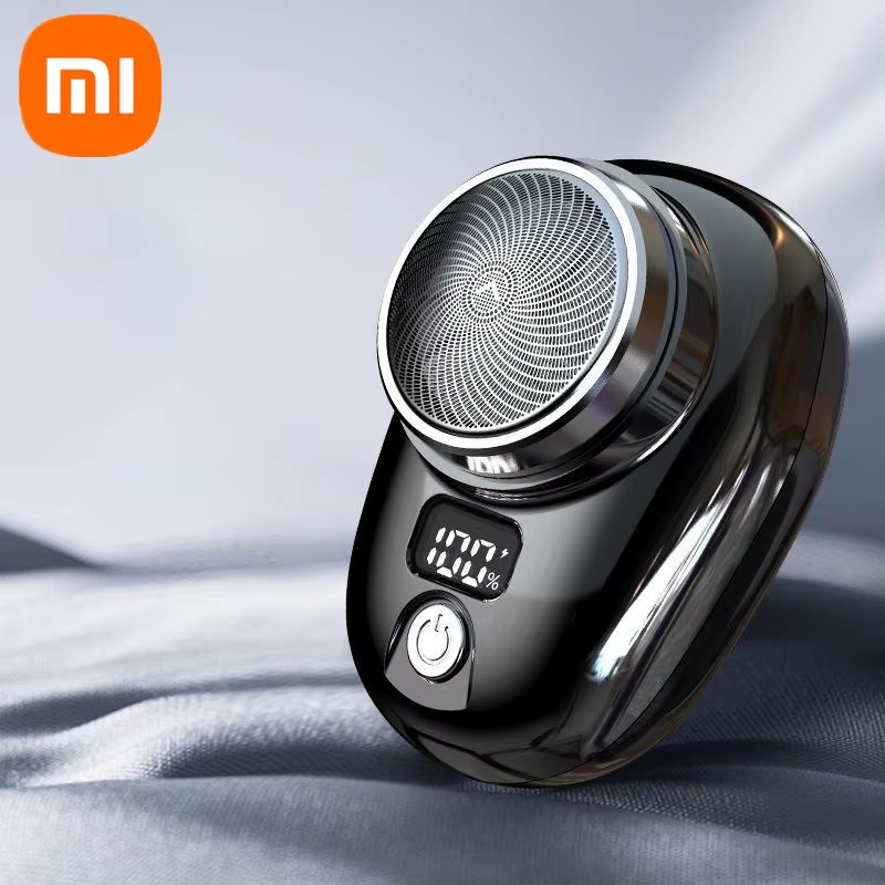 Afeitadora Xiaomi eléctrica para hombre USB recargable Mini Maquinilla de afeitar.
