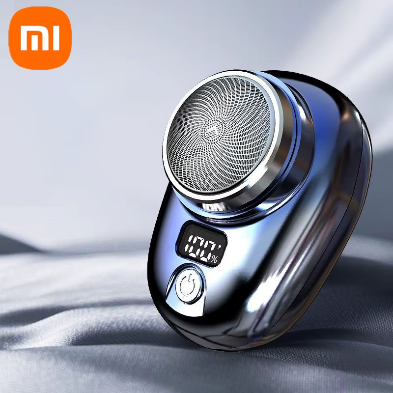 Afeitadora Xiaomi eléctrica para hombre USB recargable Mini Maquinilla de afeitar.