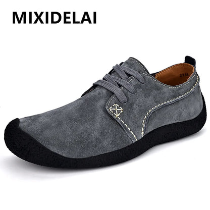 Zapatos casuales para hombre Zapatillas de deporte Mocasines de cuero de gamuza