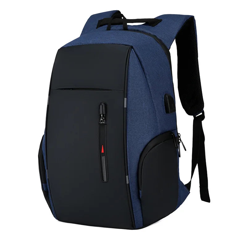 Mochila impermeable de negocios para hombre y mujer, morral antirrobo para ordenador portátil de 16 y 17 pulgadas, con puerto USB, ideal para viaje escolar.