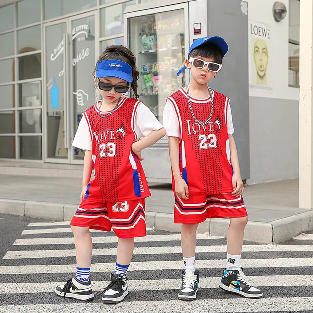 Camiseta de baloncesto para niños y niñas, ropa deportiva, Jersey de secado rápido, cómodo, a la moda, uniformes de entrenamiento de equipo