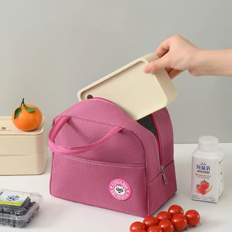 Bolsas térmicas de almuerzo de gran capacidad, portátiles, ideales para oficinas y actividades al aire libre.