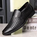 Zapatos de cuero para hombre Suela suave casual