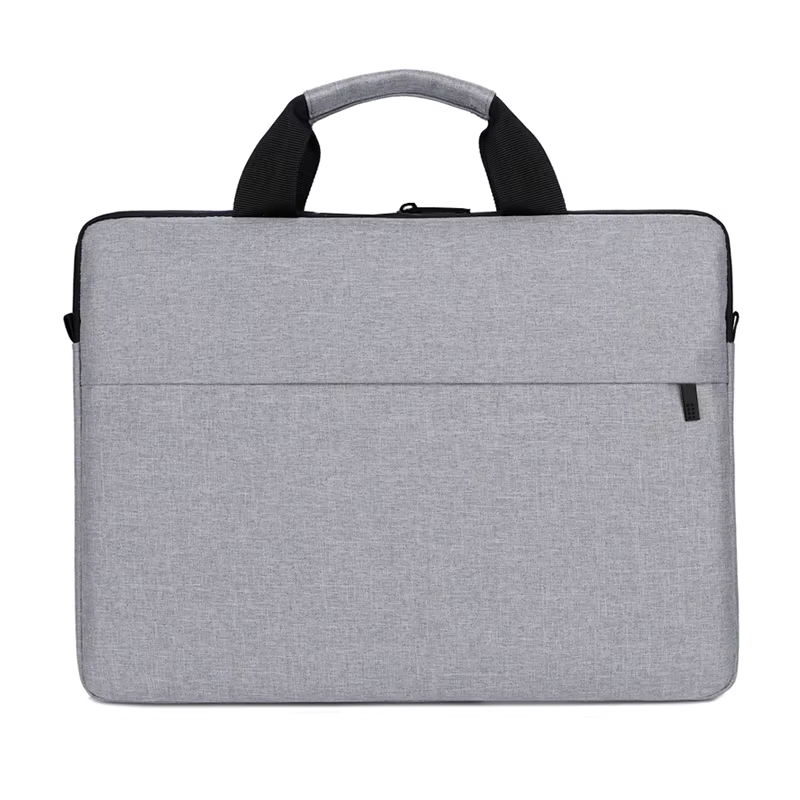 Bolso para laptop de varias pulgadas, funda elegante para portátil de oficina y bolso de mano para viajes.