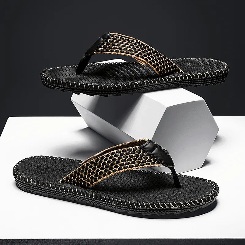 Sandalias de playa al aire libre de verano, casuales transpirables de moda para hombre.